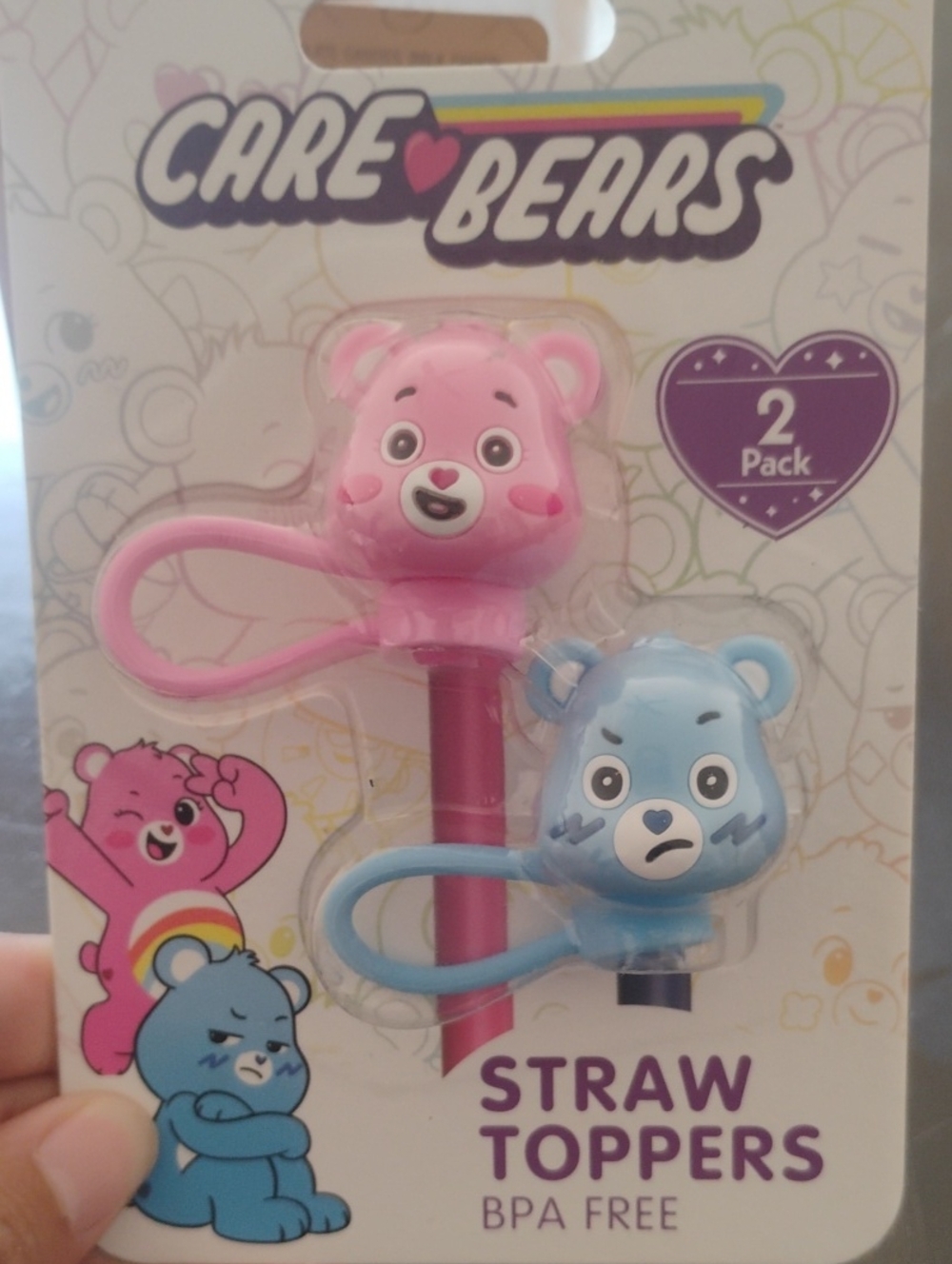 Care Bears Straw Stoppers - Picture 4 of 4
